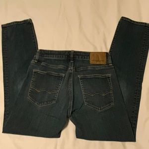 American Eagle ‘Extreme Flex’ Slim Straight Mid-Rise Blue Jeans (29x28.5)